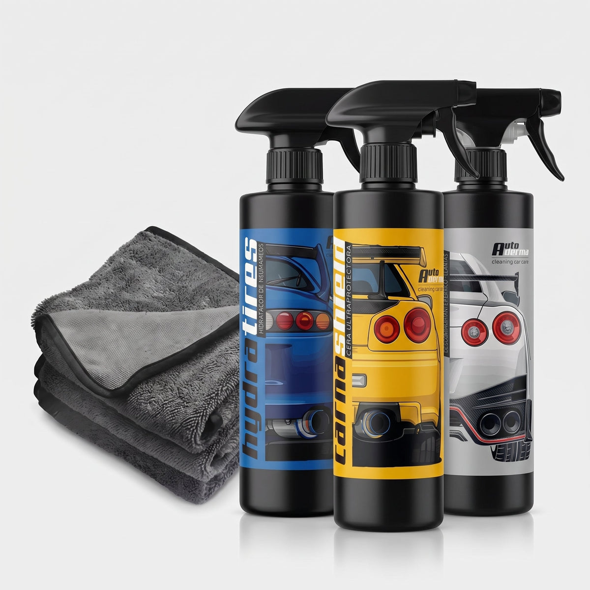 Kit exterior de coche con toalla de secado Autoderma